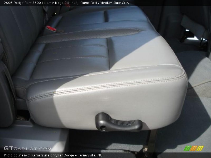 Flame Red / Medium Slate Gray 2006 Dodge Ram 3500 Laramie Mega Cab 4x4