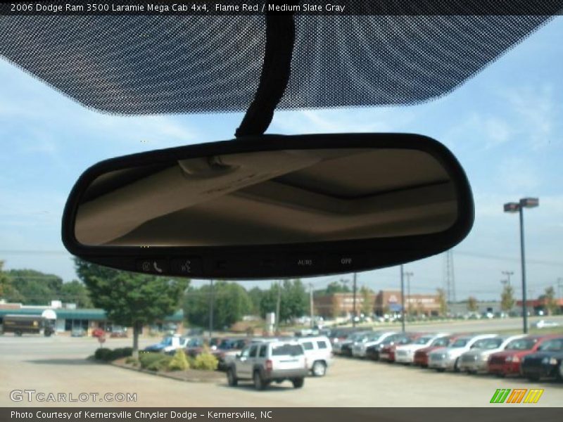 Flame Red / Medium Slate Gray 2006 Dodge Ram 3500 Laramie Mega Cab 4x4