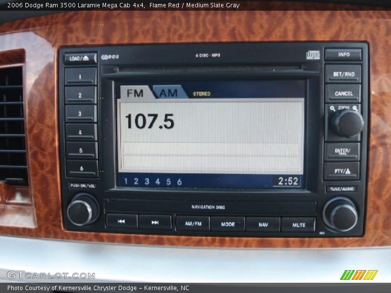 Flame Red / Medium Slate Gray 2006 Dodge Ram 3500 Laramie Mega Cab 4x4