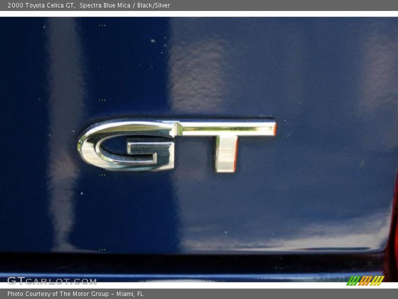 Spectra Blue Mica / Black/Silver 2000 Toyota Celica GT