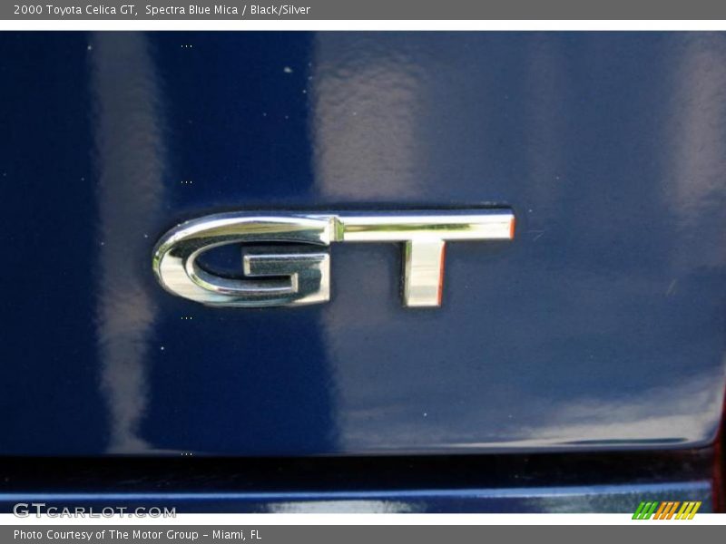 Spectra Blue Mica / Black/Silver 2000 Toyota Celica GT