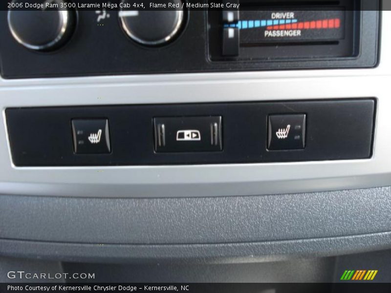 Flame Red / Medium Slate Gray 2006 Dodge Ram 3500 Laramie Mega Cab 4x4
