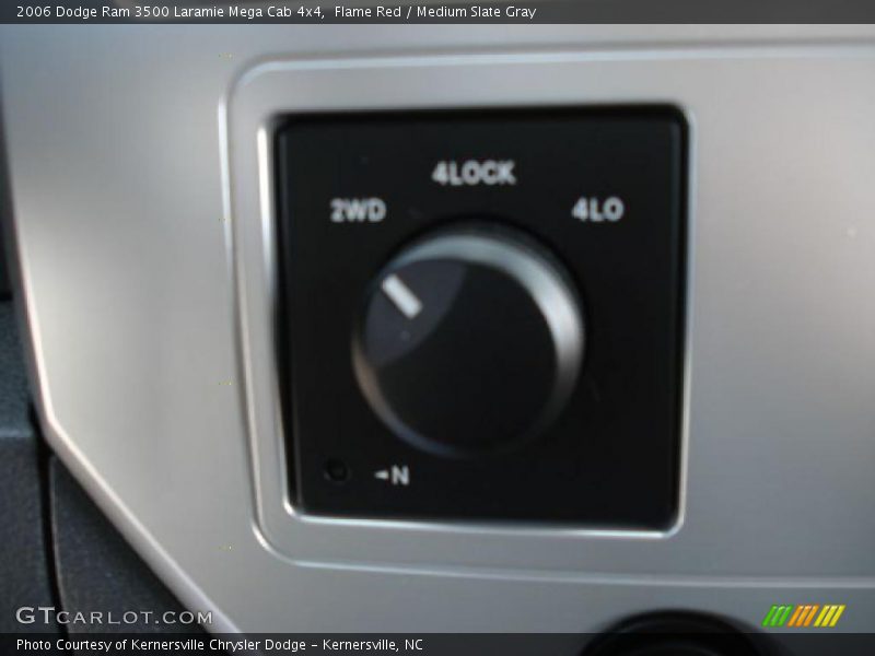 Flame Red / Medium Slate Gray 2006 Dodge Ram 3500 Laramie Mega Cab 4x4