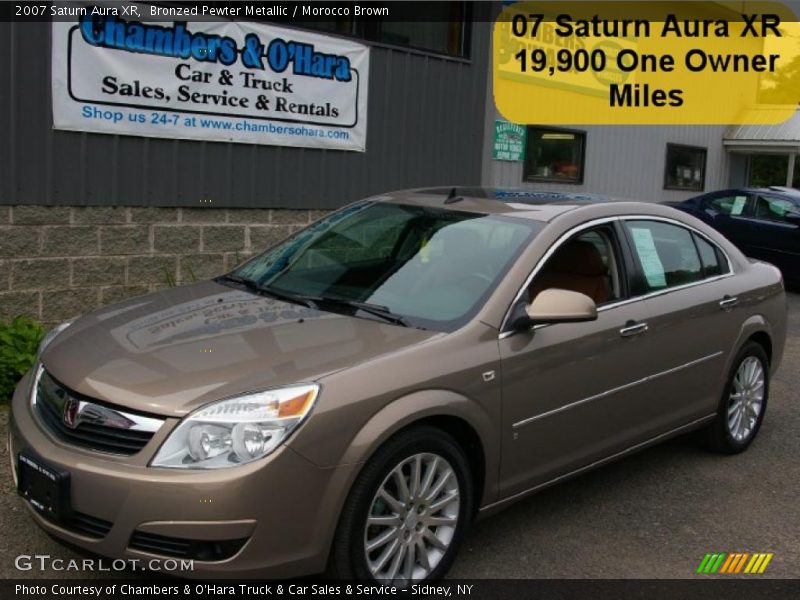 Bronzed Pewter Metallic / Morocco Brown 2007 Saturn Aura XR