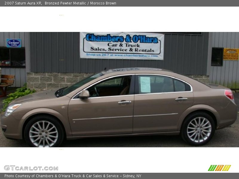 Bronzed Pewter Metallic / Morocco Brown 2007 Saturn Aura XR