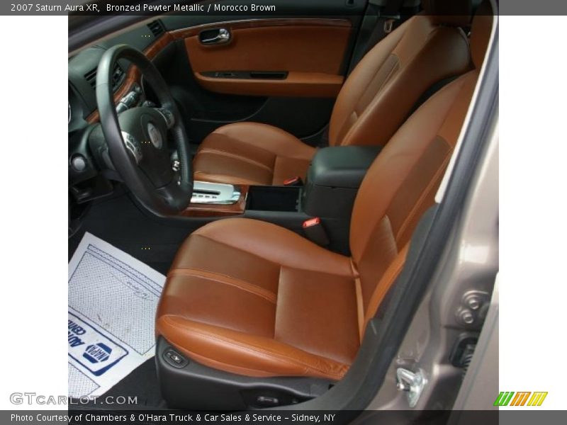 Bronzed Pewter Metallic / Morocco Brown 2007 Saturn Aura XR
