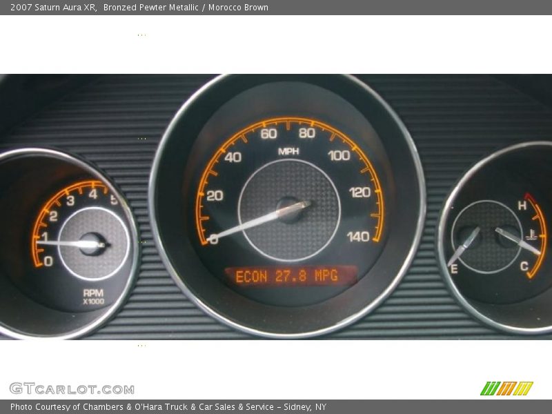 Bronzed Pewter Metallic / Morocco Brown 2007 Saturn Aura XR
