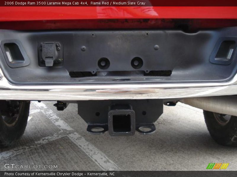 Flame Red / Medium Slate Gray 2006 Dodge Ram 3500 Laramie Mega Cab 4x4