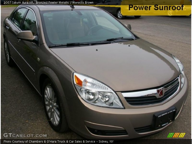 Bronzed Pewter Metallic / Morocco Brown 2007 Saturn Aura XR
