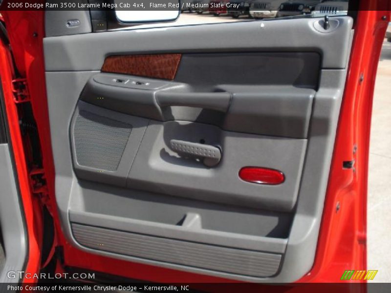Flame Red / Medium Slate Gray 2006 Dodge Ram 3500 Laramie Mega Cab 4x4