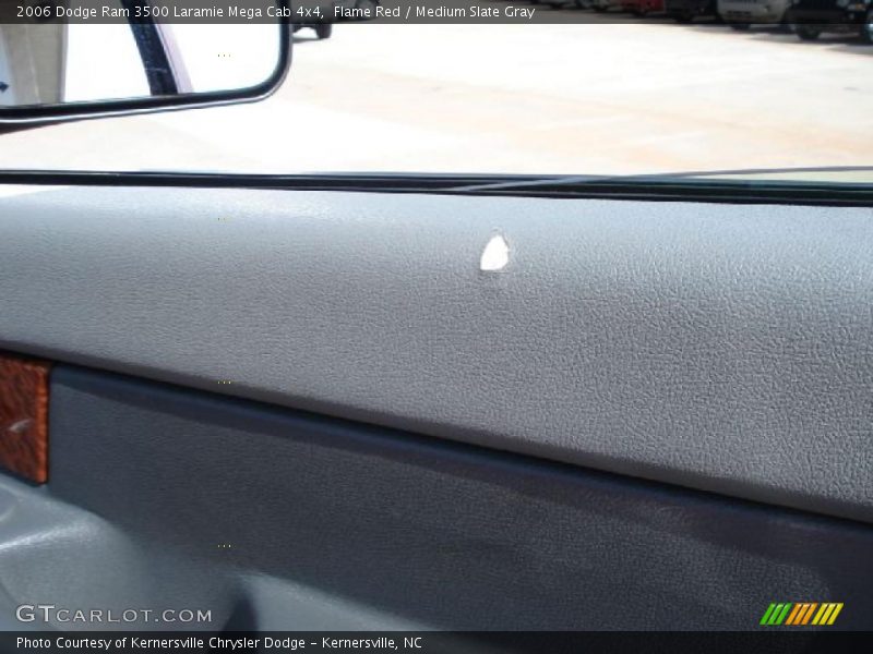 Flame Red / Medium Slate Gray 2006 Dodge Ram 3500 Laramie Mega Cab 4x4