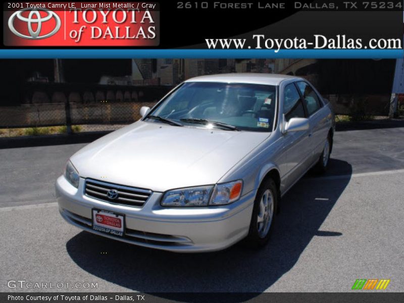 Lunar Mist Metallic / Gray 2001 Toyota Camry LE