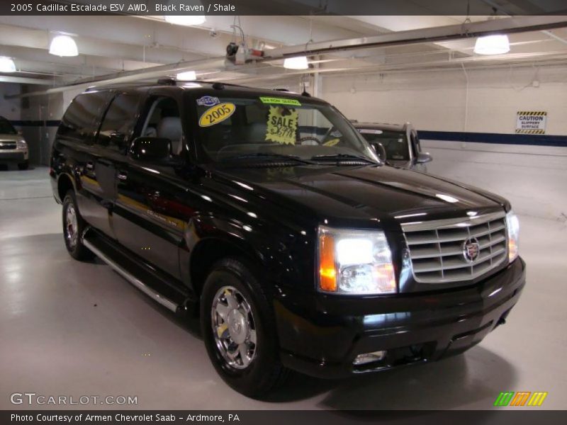 Black Raven / Shale 2005 Cadillac Escalade ESV AWD