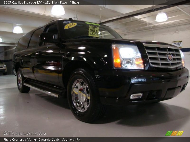 Black Raven / Shale 2005 Cadillac Escalade ESV AWD