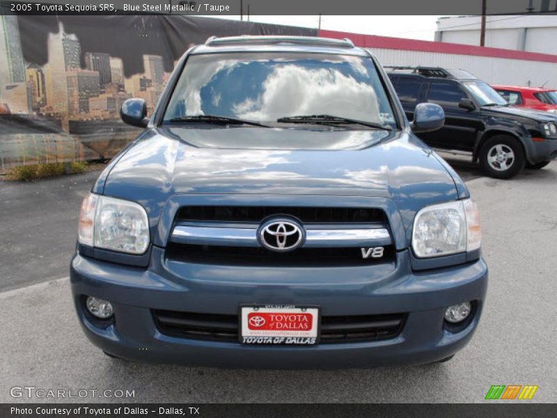 Blue Steel Metallic / Taupe 2005 Toyota Sequoia SR5