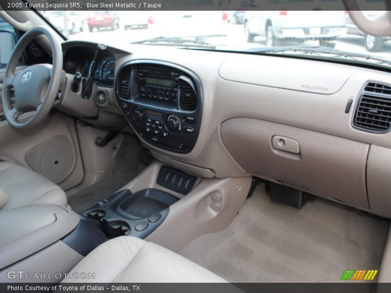 Blue Steel Metallic / Taupe 2005 Toyota Sequoia SR5