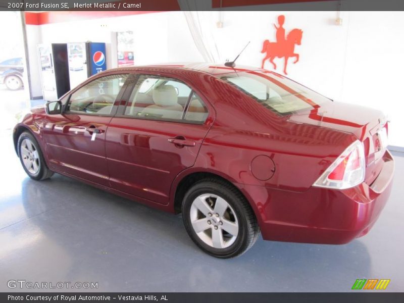 Merlot Metallic / Camel 2007 Ford Fusion SE