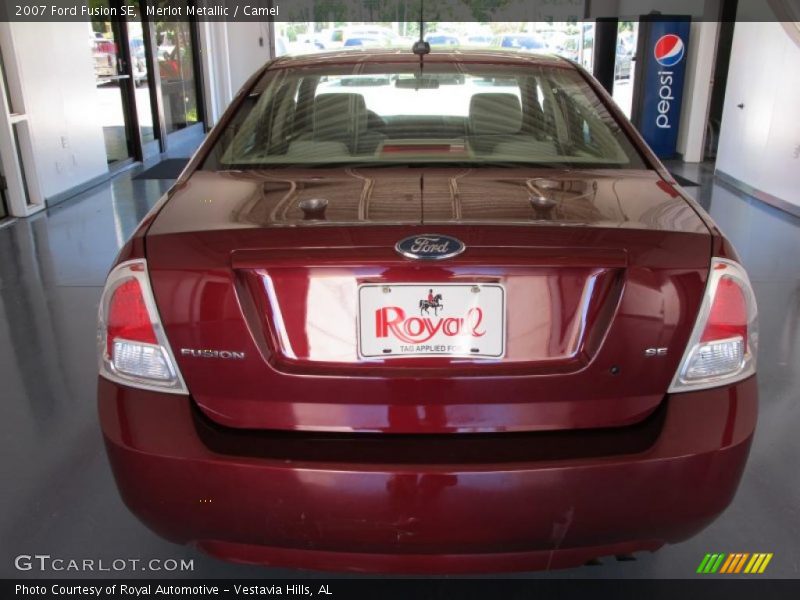 Merlot Metallic / Camel 2007 Ford Fusion SE