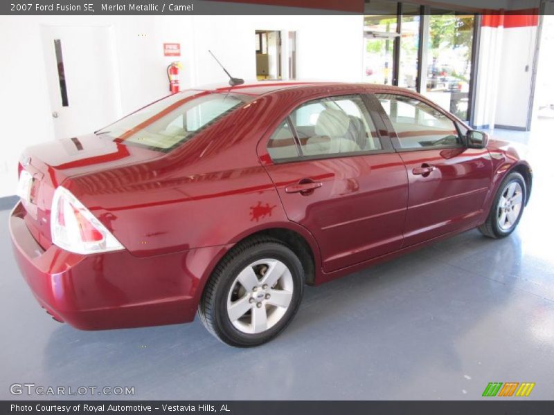 Merlot Metallic / Camel 2007 Ford Fusion SE