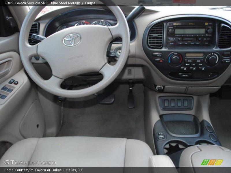 Blue Steel Metallic / Taupe 2005 Toyota Sequoia SR5