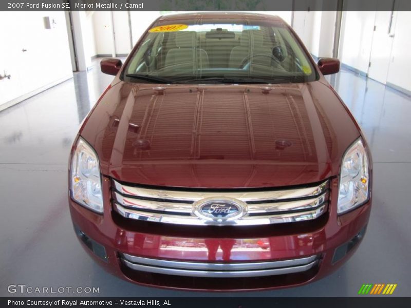 Merlot Metallic / Camel 2007 Ford Fusion SE
