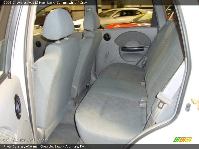 Summit White / Gray 2005 Chevrolet Aveo LS Hatchback