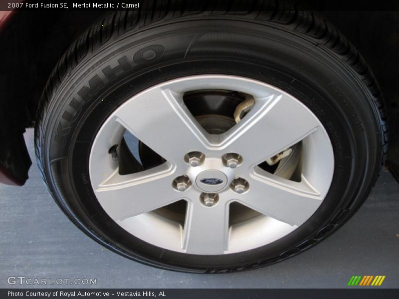 Merlot Metallic / Camel 2007 Ford Fusion SE