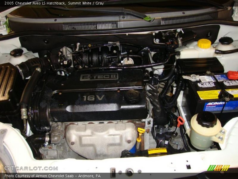 Summit White / Gray 2005 Chevrolet Aveo LS Hatchback