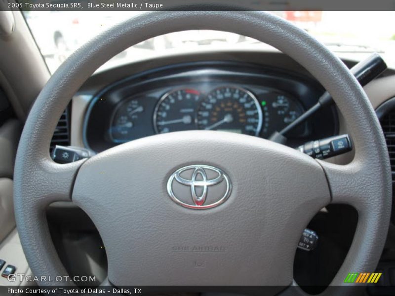 Blue Steel Metallic / Taupe 2005 Toyota Sequoia SR5