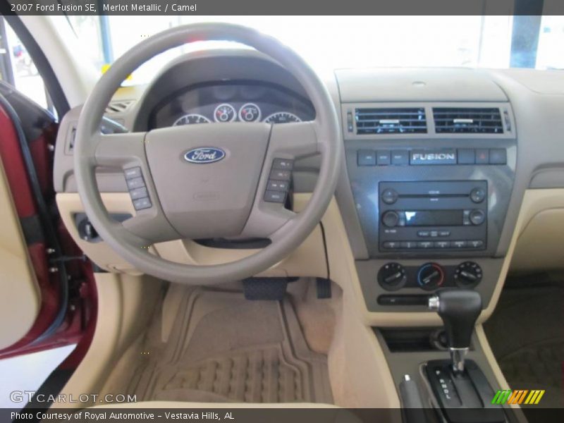 Merlot Metallic / Camel 2007 Ford Fusion SE