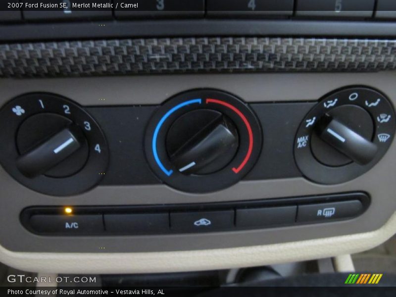 Merlot Metallic / Camel 2007 Ford Fusion SE