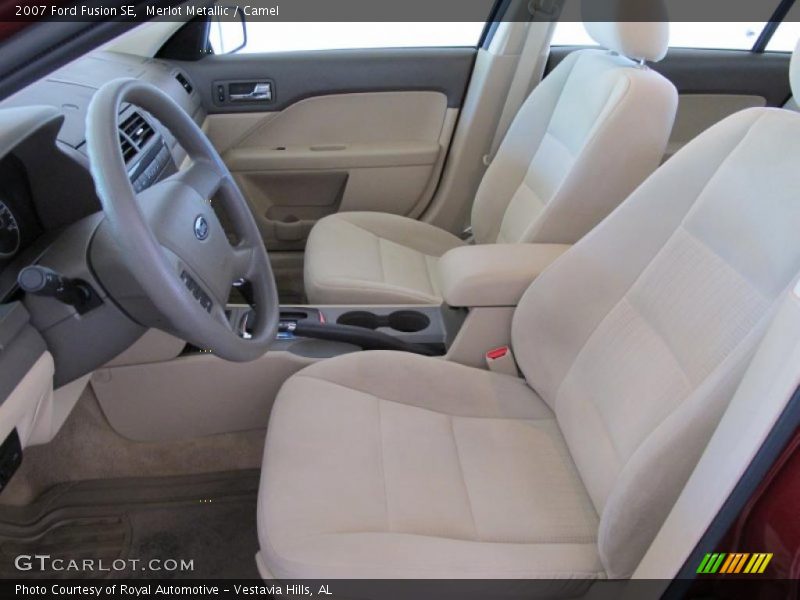 Merlot Metallic / Camel 2007 Ford Fusion SE