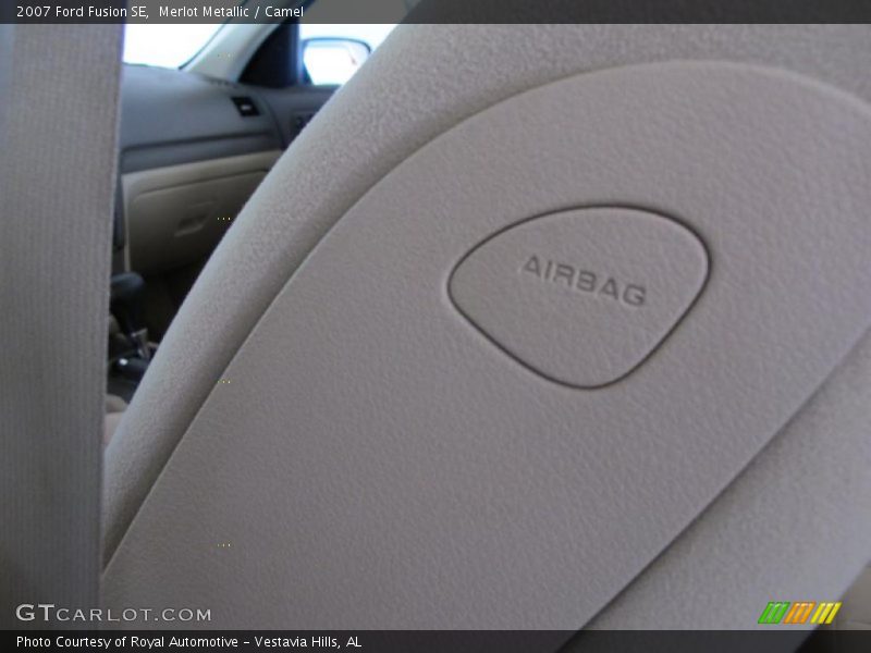 Merlot Metallic / Camel 2007 Ford Fusion SE