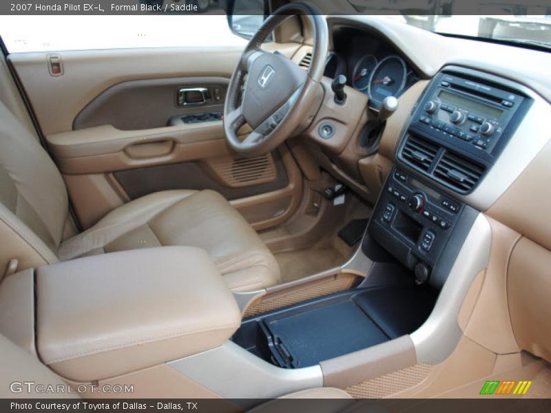 Formal Black / Saddle 2007 Honda Pilot EX-L