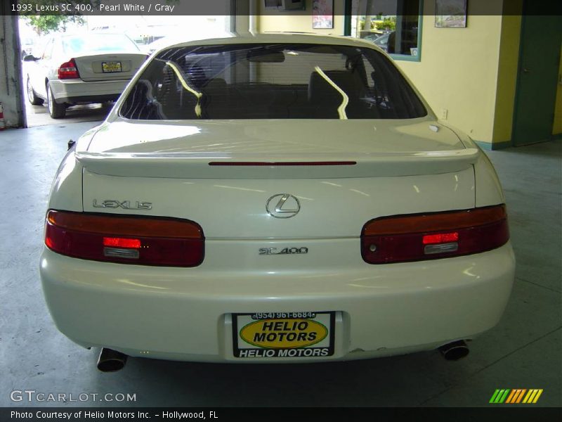 Pearl White / Gray 1993 Lexus SC 400