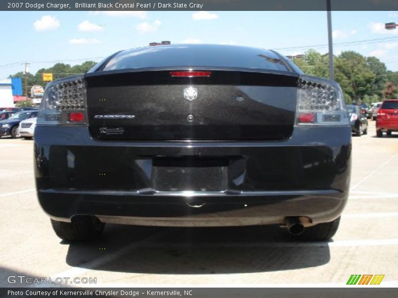 Brilliant Black Crystal Pearl / Dark Slate Gray 2007 Dodge Charger