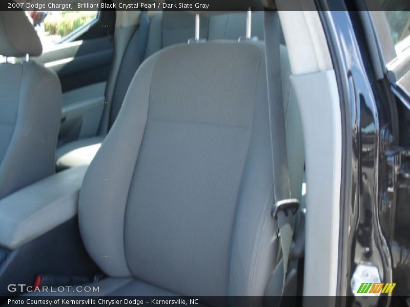 Brilliant Black Crystal Pearl / Dark Slate Gray 2007 Dodge Charger