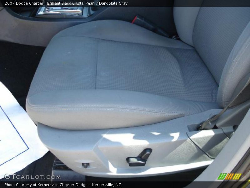 Brilliant Black Crystal Pearl / Dark Slate Gray 2007 Dodge Charger
