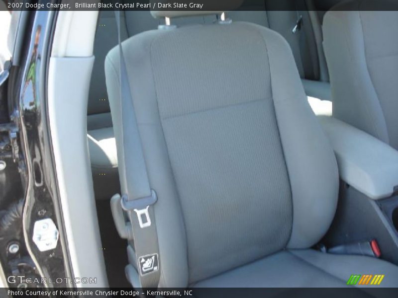 Brilliant Black Crystal Pearl / Dark Slate Gray 2007 Dodge Charger