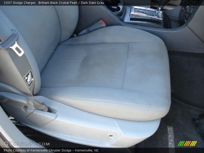 Brilliant Black Crystal Pearl / Dark Slate Gray 2007 Dodge Charger