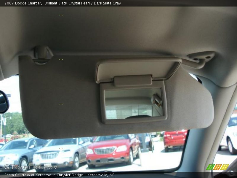 Brilliant Black Crystal Pearl / Dark Slate Gray 2007 Dodge Charger
