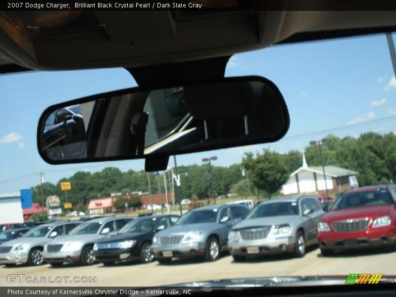 Brilliant Black Crystal Pearl / Dark Slate Gray 2007 Dodge Charger