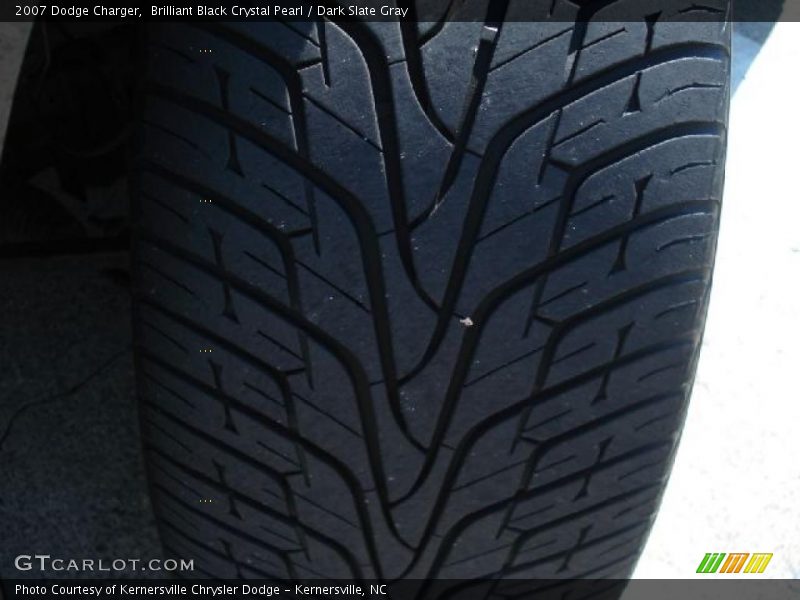 Brilliant Black Crystal Pearl / Dark Slate Gray 2007 Dodge Charger