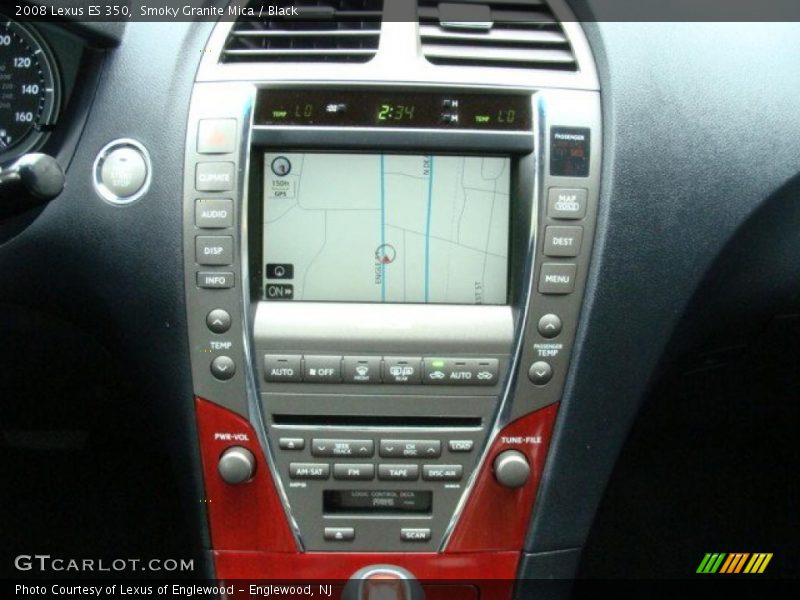 Smoky Granite Mica / Black 2008 Lexus ES 350