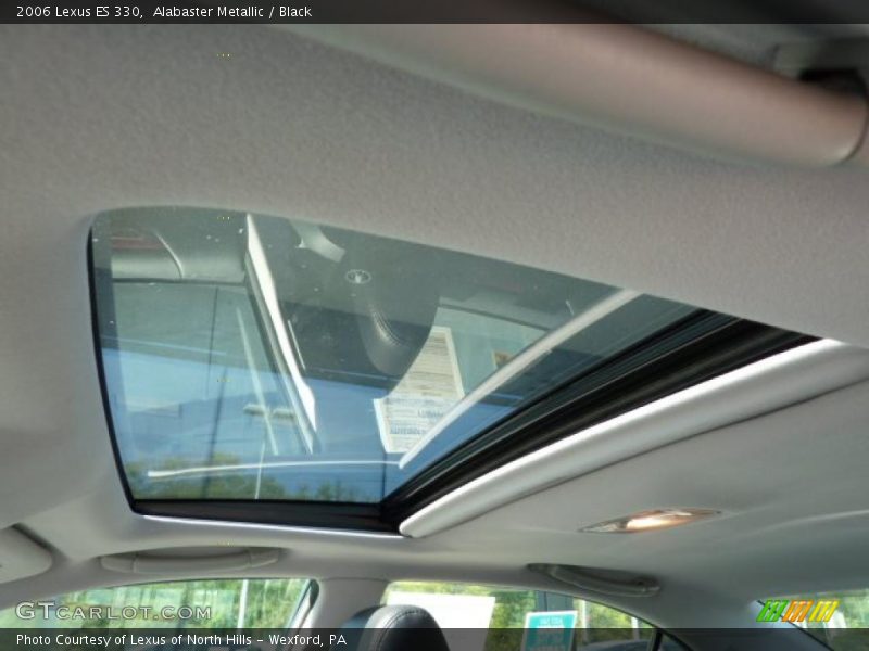 Alabaster Metallic / Black 2006 Lexus ES 330