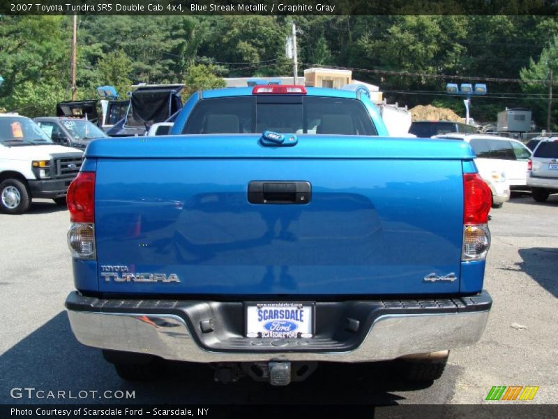 Blue Streak Metallic / Graphite Gray 2007 Toyota Tundra SR5 Double Cab 4x4