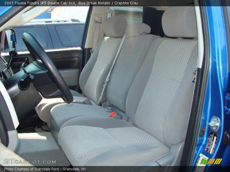 Blue Streak Metallic / Graphite Gray 2007 Toyota Tundra SR5 Double Cab 4x4