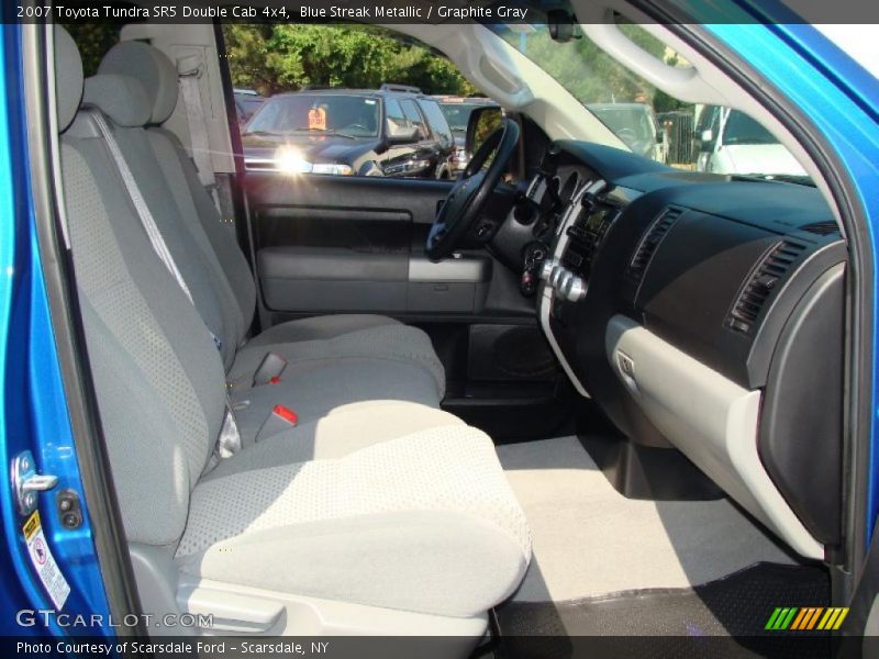 Blue Streak Metallic / Graphite Gray 2007 Toyota Tundra SR5 Double Cab 4x4
