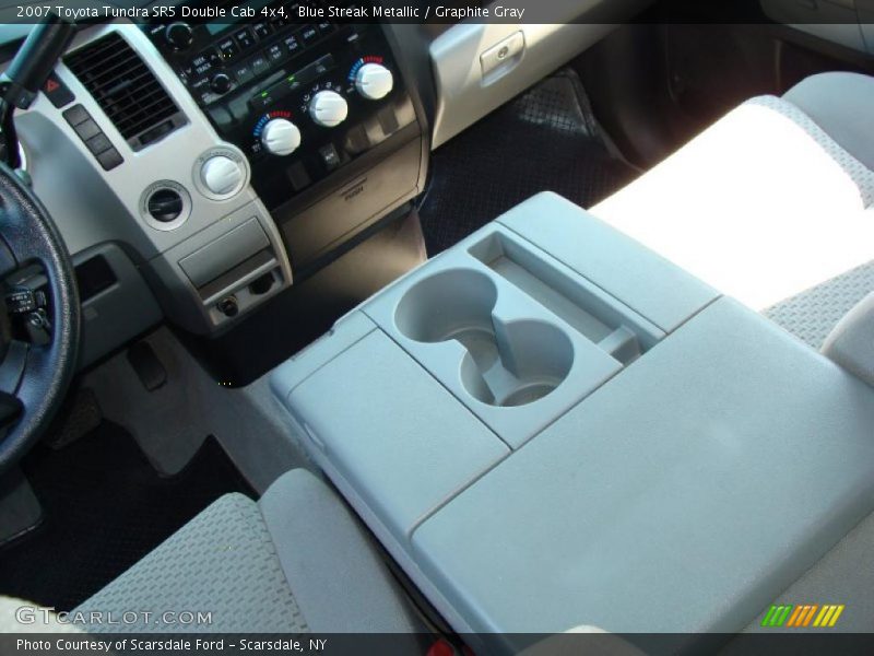 Blue Streak Metallic / Graphite Gray 2007 Toyota Tundra SR5 Double Cab 4x4
