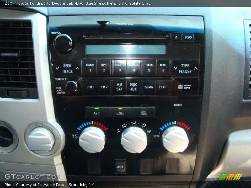 Blue Streak Metallic / Graphite Gray 2007 Toyota Tundra SR5 Double Cab 4x4